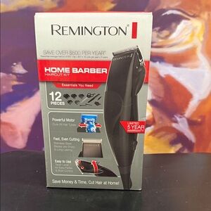 Remington Black Haircut Kit with 12 Pieces - WIRED